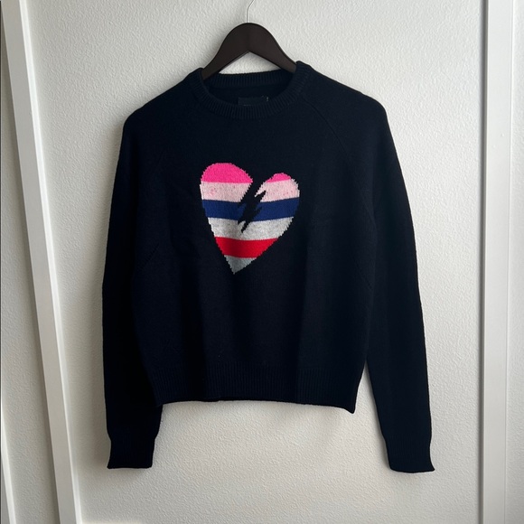 NWT - Zadig & Voltaire Baly Bis Cashmere Sweater (#10323) - Picture 4 of 12